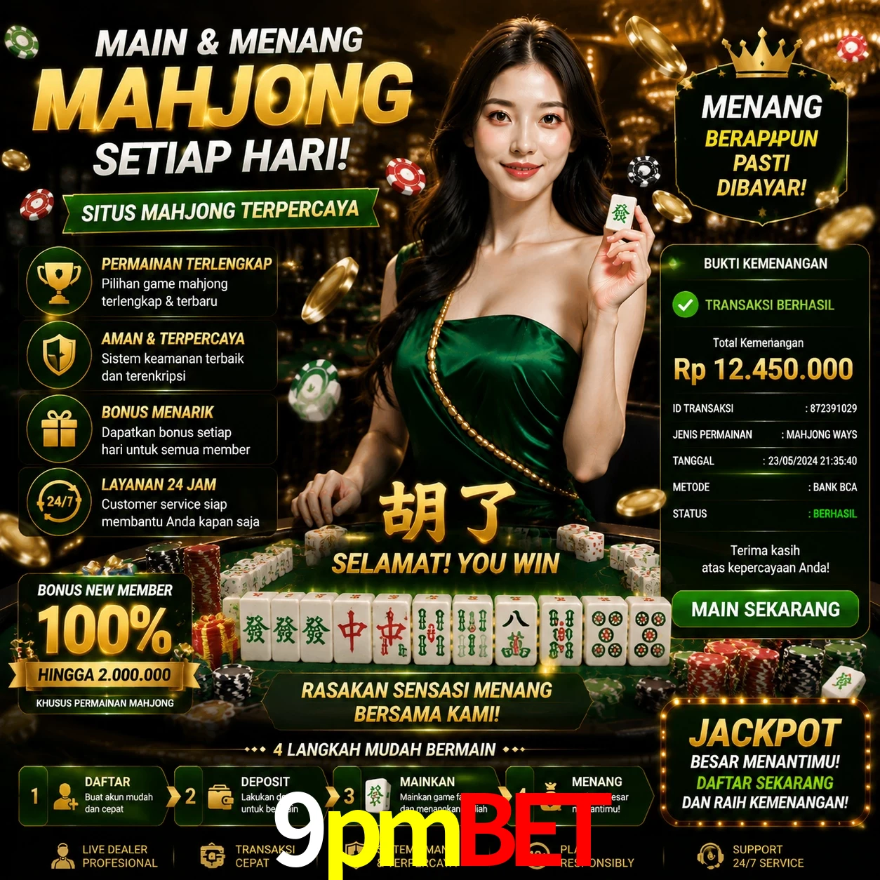 Ganhar e sacar na 9pmbet